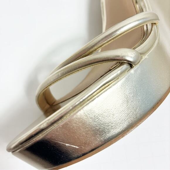 JEWEL BADGLEY MISCHKA KATHLEEN ANKLE STRAP WEDGE SANDAL SIZE 8.5 NEW - Picture 7 of 7